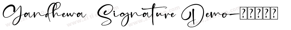 Gandhewa  Signature Demo字体转换